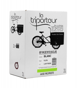 Vaucluse IGP Le Triporteur - Bib 3L - Vin blanc