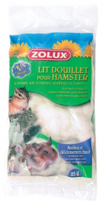 Lit douillet pour rongeurs - Zolux - 25 g - Blanc