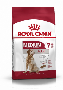 Croquettes pour chien - Royal Canin - Medium Adulte 7 ans et plus - 15 kg