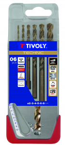 Coffret 6 forets à métaux Technic SLR - Tivoly - Ø 2 à 8 mm