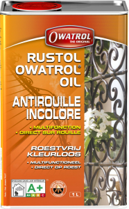 Antirouille incolore multifonction - Owatrol - Rustol-Owatrol - Bidon de 1 L