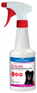 Ectoline, antiparasitaire - Francodex -Pour chiens - Spray de 500ml