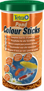 Aliment complet pour poissons de bassin - Colour sticks - Tetra - 1 L