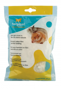Nid pour hamster en fibre naturelle en coton 25 g - Ferplast