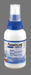 Frontline spray 100 ml - Traitement contre les puces, les tiques et les poux pour chats et chiens