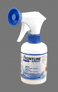Frontline spray 250 ml - Traitement contre les puces, les tiques et les poux pour chats et chiens
