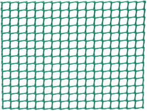 Grillage plastique maille carrée vertcuadranet 10 - Nortene - 1 x 5 m