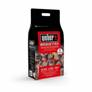 Briquettes charbon de bois - Weber - 4 kg 