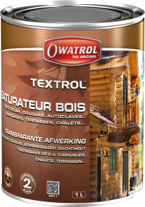 Saturateur pour bois extérieur - Owatrol - Textrol - Bidon de 1 L - Teinte incolore