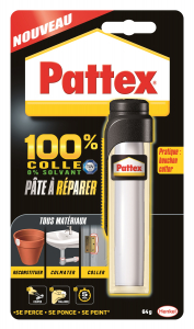 Pâte à réparer - Pattex - 100 % Colle - 64 g 