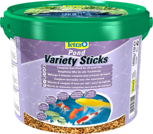 Mélange d'aliments complets pour poissons de bassin - Pond Variety Sticks - Tetra - 10 L