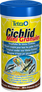 Aliment complet pour petits cichlidés - Cichlid Mini Granulés - Tetra - 250 ml