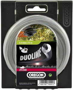 Fil pour débroussailleuse Duoline - Oregon - nylon - 3mm x 15m