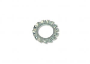 Rondelle denture - En acier zingué - 6 x 11 mm - Blister de 100 pièces