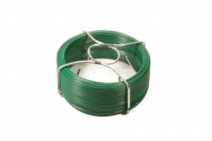 Bobinot de fil d'acier galvanisé et plastifié vert FILIAC - Ø 1.60 mm L 50 m 