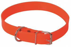 Collier de chasse pour chien - Bernizan - PVC - orange fluo