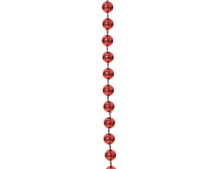 Guirlande perles - Rouge - 10 m