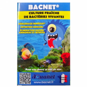 Bacnet, anti-nitrification - Aquanet - Bactérie pour aquarium - Flacon de 27ml