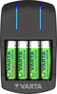 Chargeur secteur pour 2 ou 4 piles AA/AAA - Varta