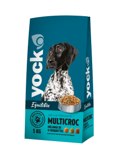 Croquettes Multicroc pour chien - Yock équilibre - 5 Kg