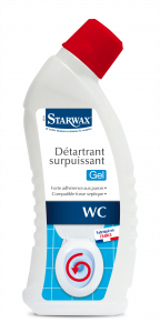 Détartrant surpuissant en gel pour WC - Starwax - Flacon de 750 ml