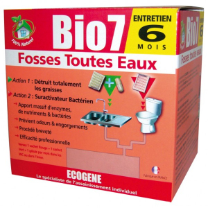Entretien fosses Bio 7 - Ecogène - 1 kg - 6 mois