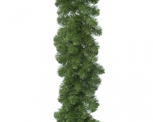 Guirlande de sapin artificiel - vert - 270 cm