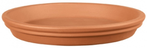 Soucoupe ronde horticole - Deroma - terre cuite - 23 cm