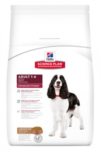Aliment chien Science Plan Canine Adult Advanced Fitness à l'Agneau et au riz - Hill's - 12 Kg