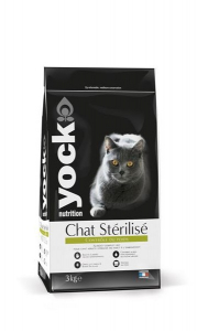 Croquettes Yock nutrition pour chat stérilisé - 3 kg