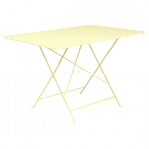 Table pliante Bistro - Fermob - 117 X 77 X H 74 cm - Métal - Citron givré