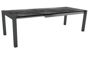 Table extensible anthracite - De 174 à 254 cm - Noir