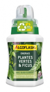 Engrais Plantes Vertes et Ficus - Algoflash - 250 ml