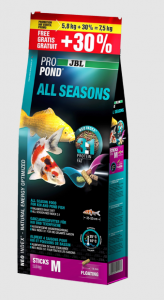 JBL ProPond All Seasons Sticks M pour poissons de bassin et carpes koi