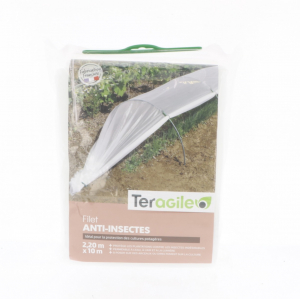 Filet anti insectes - Teragile - 2,2 x 10 M - Maille 1 X 1 mm