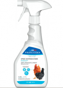 Spray antiparasitaire basse cour au diméthicone - Francodex - 500 ml
