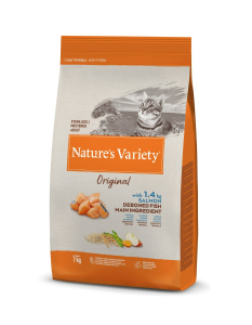 Alimentation naturelle pour chats stérilisés - Nature's Variety Original - SAUMON 7 KG