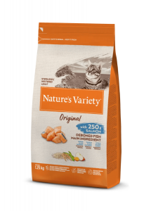 Alimentation naturelle pour chats stérilisés - Nature's Variety Original -  SAUMON 1,25KG