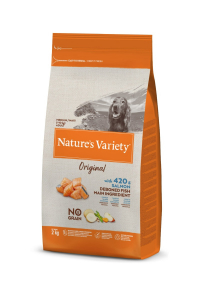 Nature's Variety - Original No Grain - Chien adulte - Medium/Maxi - saumon - 2 kg