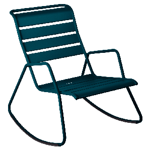 Rocking chair Monceau - Fermob - 68 X 78 X H 88 cm - Métal - Bleu acapulco