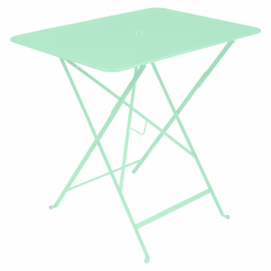 Table pliante Bistro - Fermob - 77 X 57X H 74 cm - Métal - Vert opaline