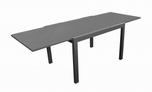 Table rect - Elise - 140 X 240 X H 90 cm - Proloisirs - Alu - Gris