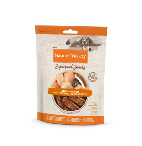 Nature's Variety - Superfood Snacks - Friandises - saumon - chien adulte - toutes tailles