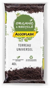 Terreau Universel Organic & Recyclé - Algoflash - 40L