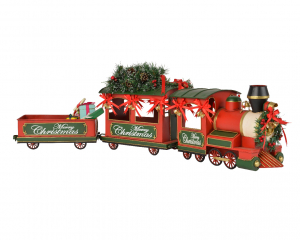 Train de Noël "Merry Christmas"
