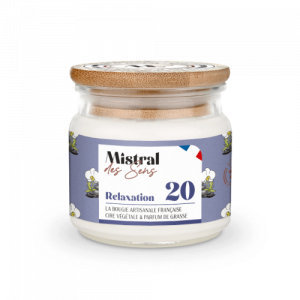 Bougie parfumée Relaxation - 150 ml - Mistral des Sens