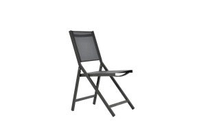 Chaise pliante - Aluminium/Textilène - 110x40x50cm