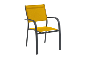 Fauteuil - Tosca - 59x56x88cm - Bouton or