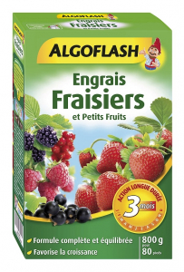 Engrais fraisiers - Algoflash - Boîte 800 g