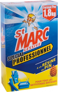 Lessive à la résine de pin St Marc - Boîte de 1,8 kg St Marc